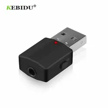 KEBIDU 2 в 1 Bluetooth 5,0 передатчик адаптер ТВ приемник USB Bluetooth Беспроводные адаптеры для ПК автомобильный комплект+ кнопочный переключатель