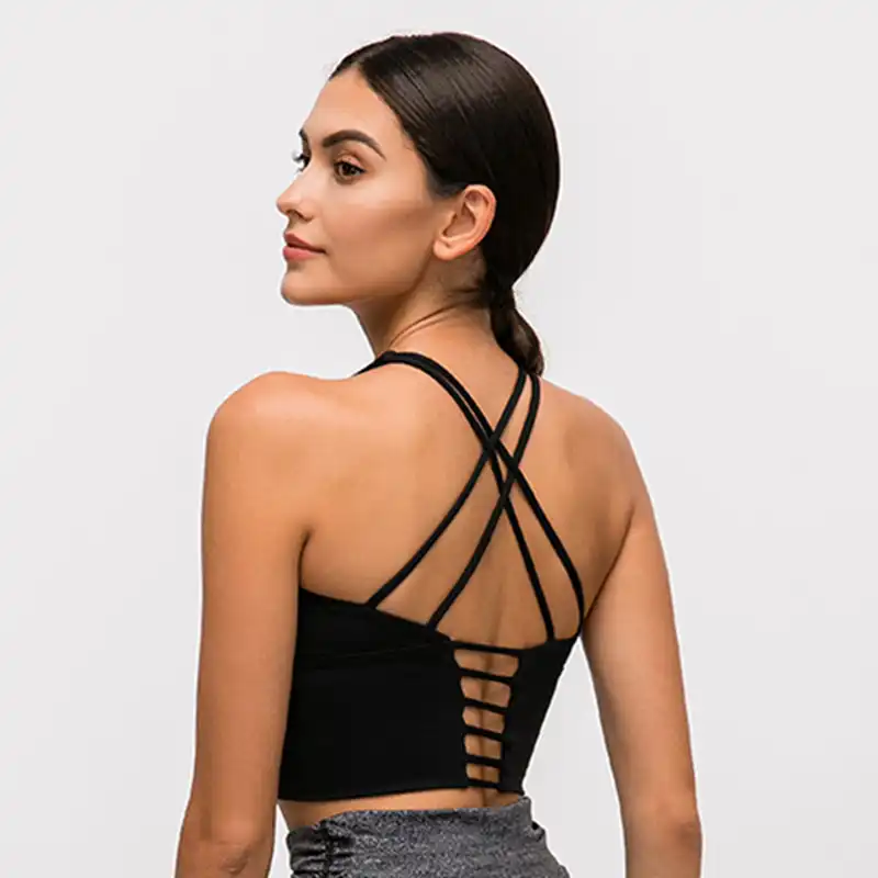 spaghetti strap yoga top