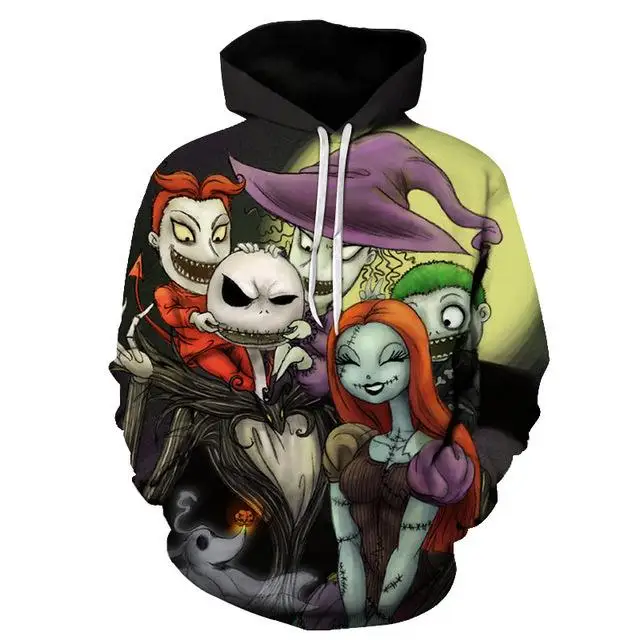 Halloween fears 3D pumpkin hoodie jumpers Halloween costumes fall/winter hoodies for men and women Regular - Цвет: LMWY-336