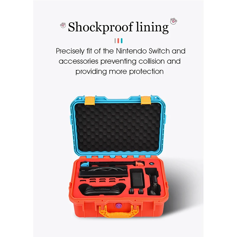 For Nintendo Switch & oled Portable shoulder Bag Explosion-proof Box Travel Handbag Hard Cover Shell Accessories Carrying Case