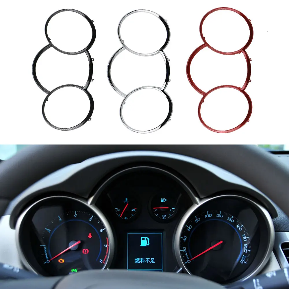 

Automobile Instrument Decoration Ring Cover Trim Stickers for Chevrolet Chevry Cruze Sedan Hatchback 2009 - 2014 Accessories