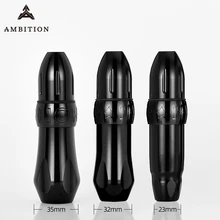 Ambition роторная Татуировка ручка машина прямой привод бесщеточный мотор Профессиональный татуировочный пистолет для мастера с 3 различными размерами ручки