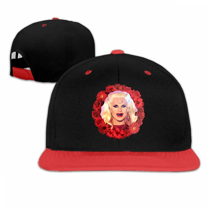 Satanic Katya Zamolodchikova с цветами-Rupauls Drag racing бейсболка для мужчин и женщин Кепка для водителя грузовика модная Регулируемая Кепка - Цвет: 5-Red