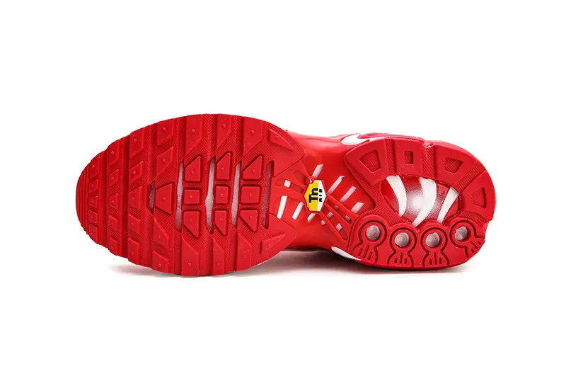 NIKE AIR MAX PLUS TN дышащая Спортивная обувь для мужчин на шнуровке на платформе из материала KPU для тенниса 40-45