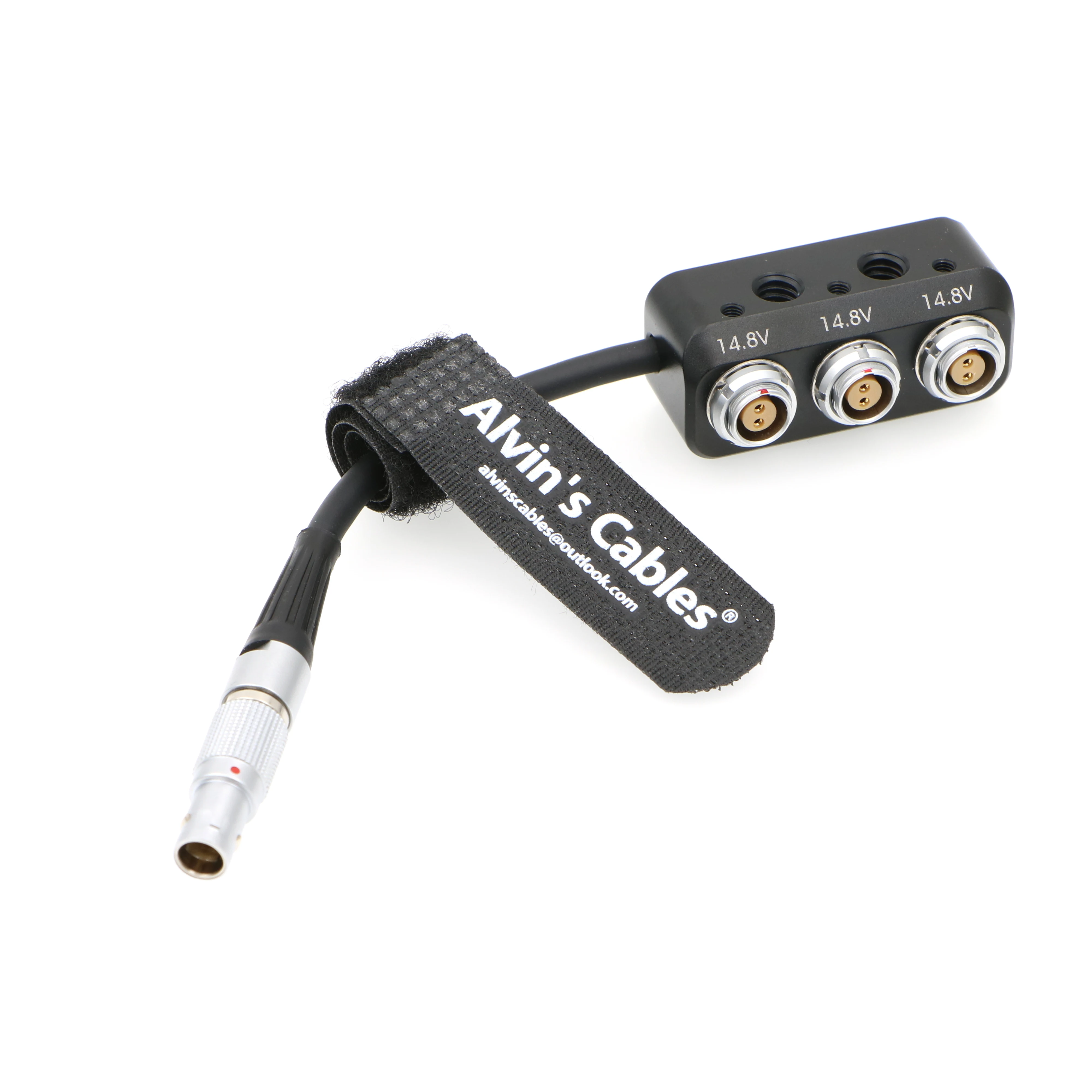 Alvins Cables 1 to 3 Mini Power Splitter Box Cable Fischer RS 3 Pin Male to 3 2 Pin Female Box for ARRI Alexa Alvins Cables 1 to 3 Mini Power Splitter Box Cable Fischer RS 3 Pin Male to 3 2 Pin Female Box for ARRI Alexa