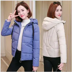 Модное женское пальто 2019 зимняя куртка женская верхняя одежда короткая стеганая куртка Женская парка Женское пальто abrigos mujer R142