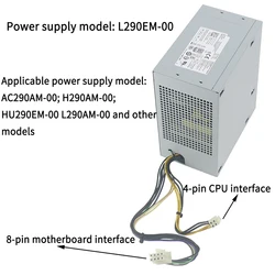 Alimentation de calcul DELL 3020 7020 9020MT originale, adaptée à L290AM 00 H AC290AM 00, 8 broches 