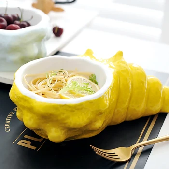 

11-inch Japanese Art Ceramic Conch Salad Sushi Dessert Plate European Hotel Gourmet Baking Plate Conch Fried Rice Bowl Tableware