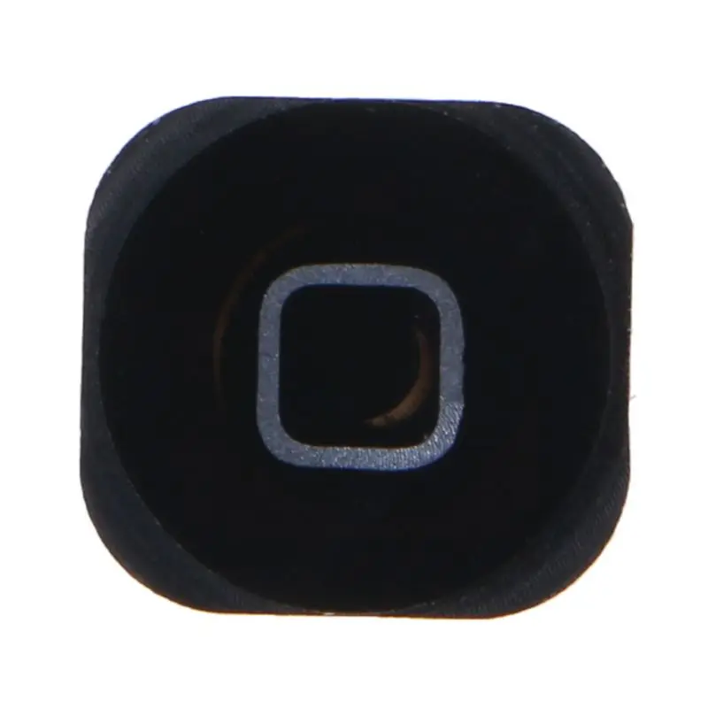 Замена кнопки меню домой ключ возврата Крышка резиновая прокладка держатель запасная часть для Apple iPod Touch 5 - Color: Black