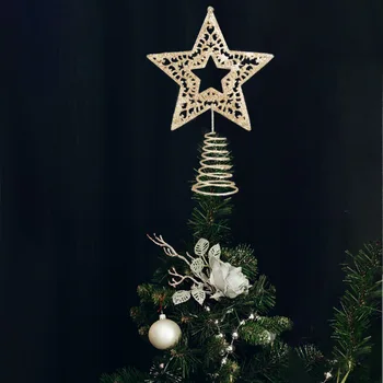 

Tree Golden Star Decor Christmas Tree Star Christmas Tree Ornament for Home Shop