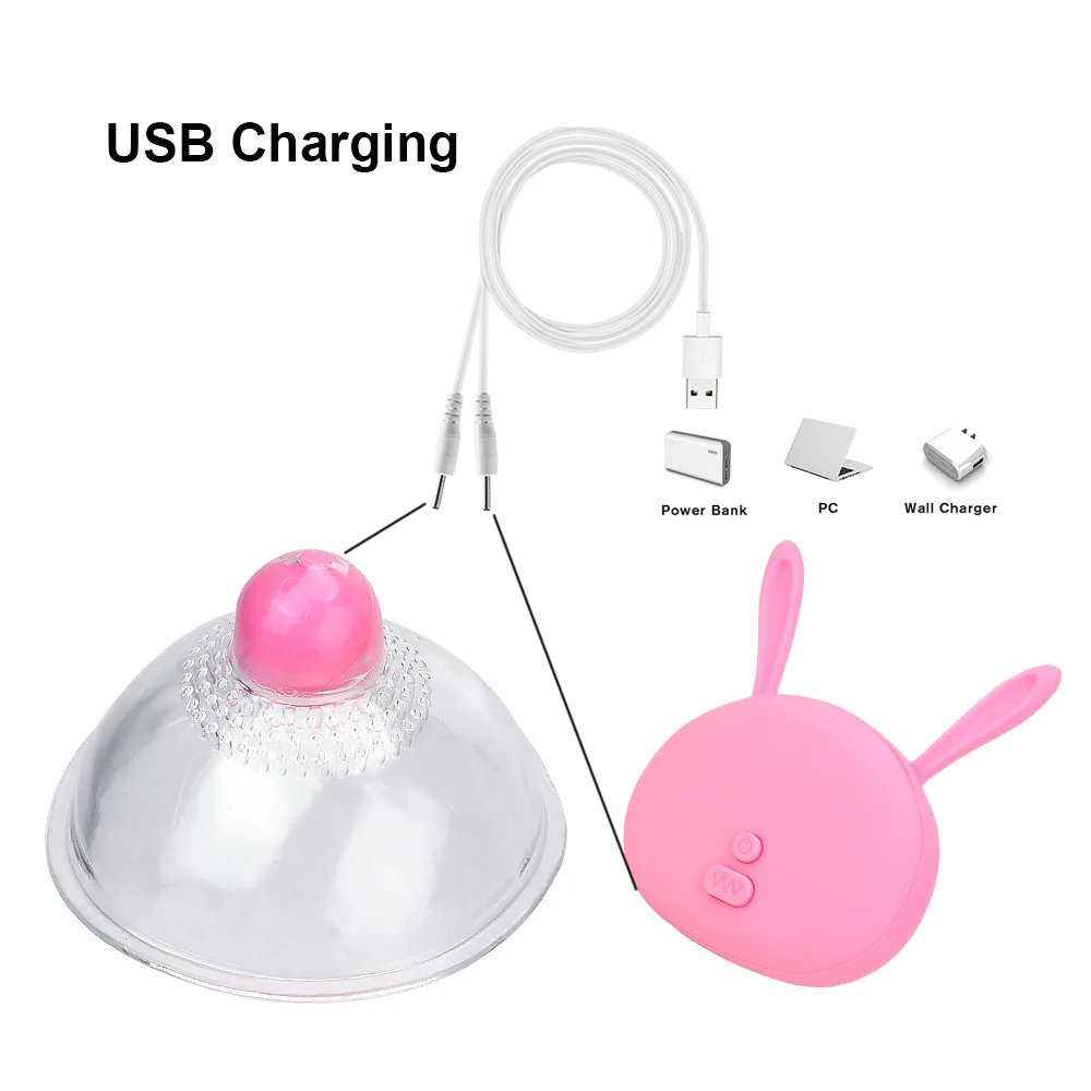 speeds Sucking 10 Breast Pump Breast Enlarge Massager Wireless Remote Control Nipple Vibrator Clit Stimula_voghion.com
