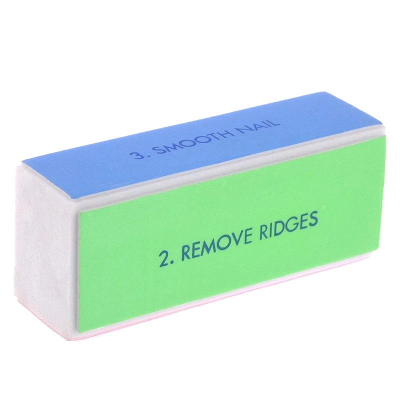4-Way Nail Buffer Shiner губка пилки для ногтей шлифовальные блоки-10 шт