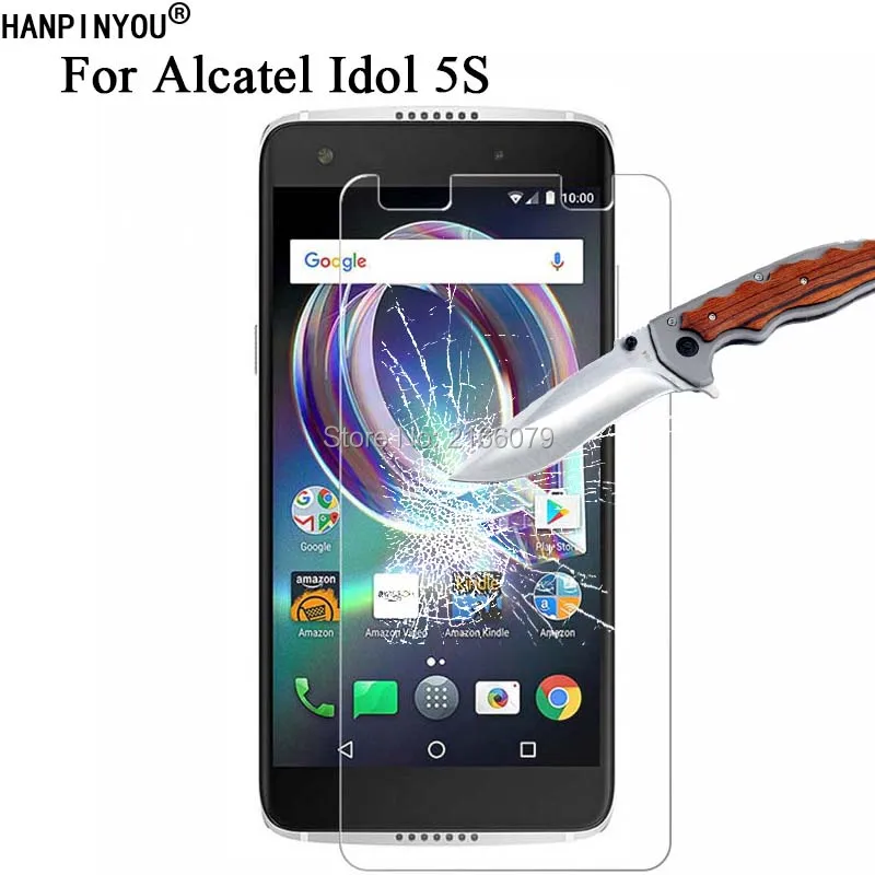 Закаленное стекло 9H 2.5D для защиты экрана Alcatel One Touch Idol 5S/idol5s защитная пленка 5 2