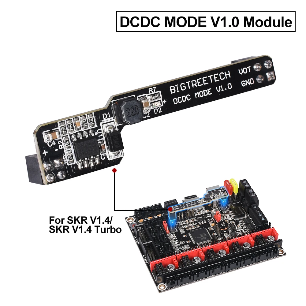 BIGTREETECH DCDC режим V1.0 модуль питания TFT35 BLtouch для BTT SKR V1.4 Turbo skr v1.4 32 бит плата управления wifi 3d принтер запчасти