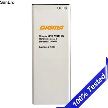 

1 PCS For Digma ATOM 3G LINX Battery 1200mA Batterie Bateria