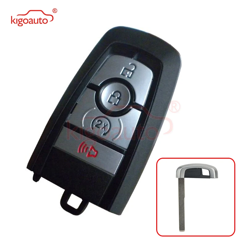 

Kigoauto M3N-A2C93142300 smart key shell case 4 button for Ford Fusion 2017