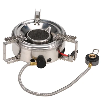 

Outdoor Gas Stove Head Butane for Camping Cooking Big Power Windproof Infrared Heating Stove Split-Type 3500W Stove