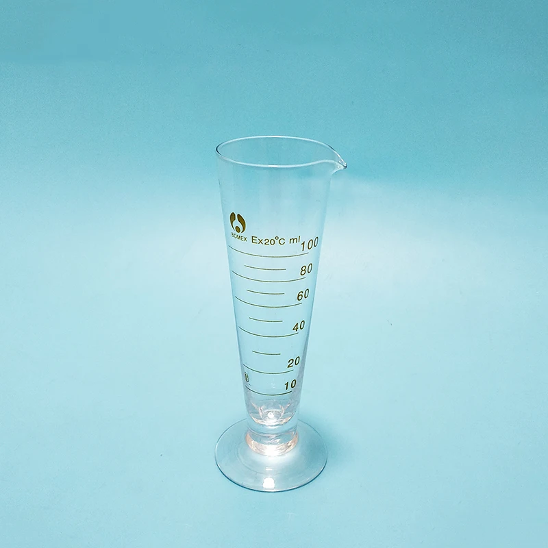 

Graduate,with spout,short lines.Capacity 100ml,Measuring glass,Medicine glass,Test mixer