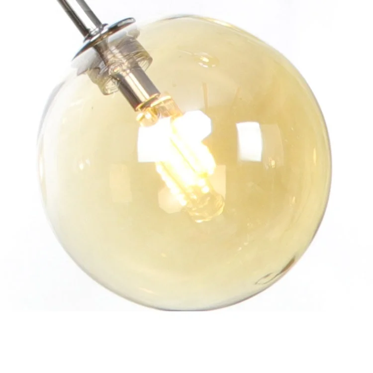 Magic Bean Pendant Lamp Iron Lamp Body Glass Pendant Light Nordic Indoor Lighting Decoration Light Fixture LED G4 Lustre 220V