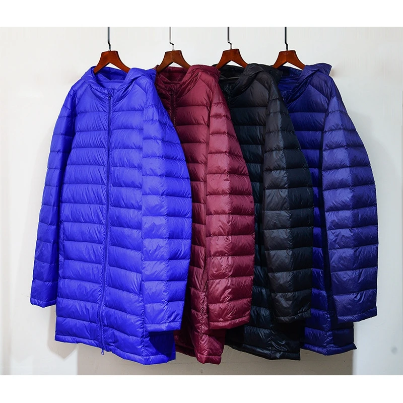 NewBang Plus 8XL Winter Long Duck Down Jacket Men Feather Parka Man Ultra Light Down Jacket Men Lightweight Warm Puffer Jackets Down Jacket Mens Jacket