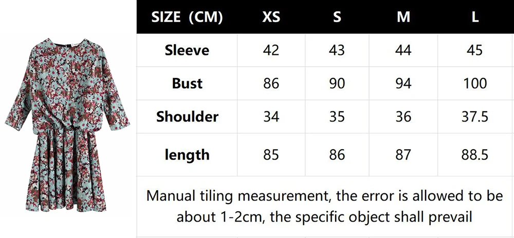 New ZA Flower Print Dress Women Fashion Round Collar Elastic Waist Back Split Button Closure Charm Draped Dress Wholesale