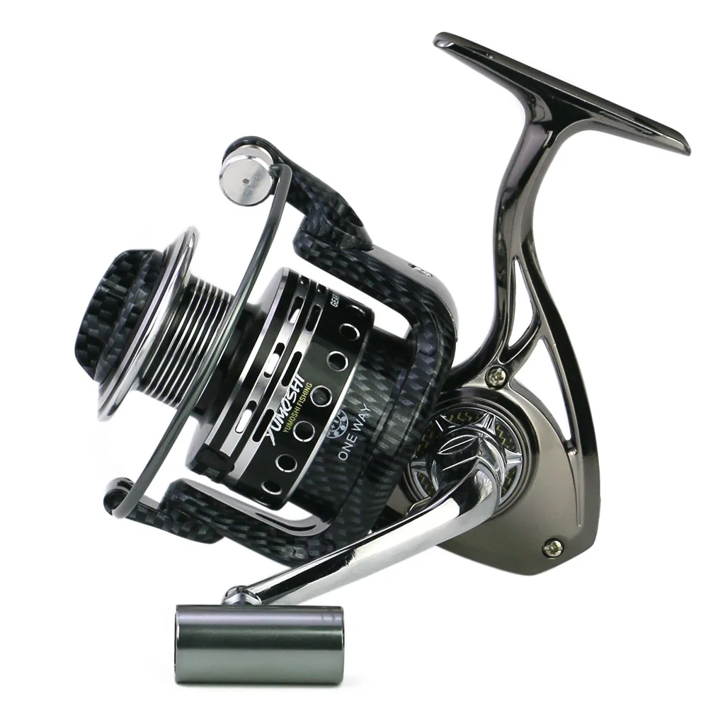 

2020Yumoshi BA1000- 7000 13+1BB 5.5 : 1 Metal Spinning Sea Folding Handle Strong Drag Carp Spool Saltwater Fishing Accessories
