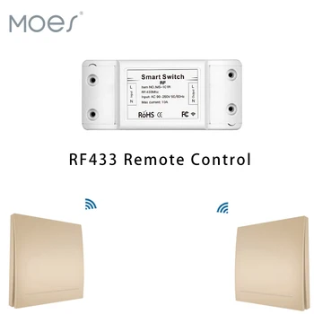 

433Mhz Wireless Smart Switch RF Remote Control Receiver Push Button Controller Wall Panel Transmitter,2 way/3 way Multi-Control