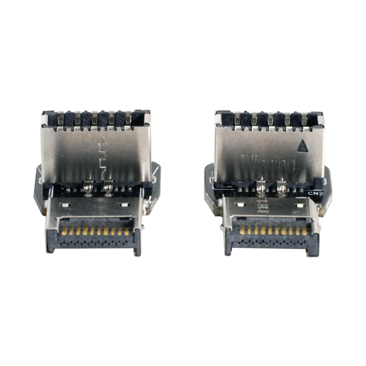 

Chenyang 2pcs USB 3.1 Front Panel Header Male to Female Type-E Motherboard Extension Data Adapter