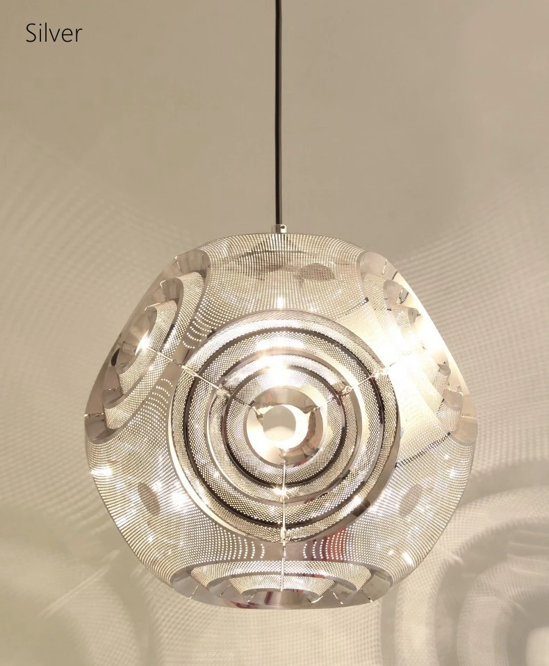 Простой шар из нержавеющей стали, современный светодиодный подвесной светильник dixon, чердак, Подвесные лампы, подвесной светильник, внутреннее освещение для дома