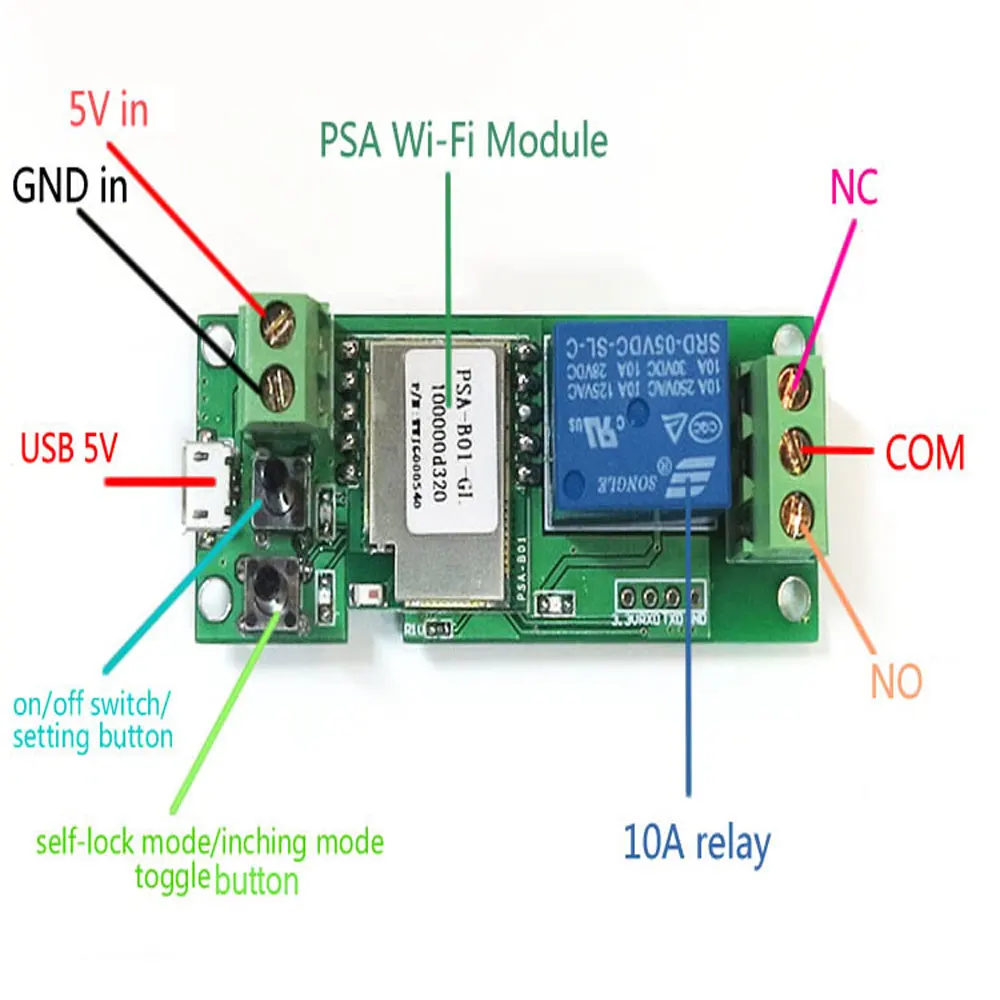 Умный WiFi Пульт дистанционного управления DIY беспроводной переключатель универсальный модуль DC5V 12 в 32 В самоблокирующийся Wifi переключатель таймер для умного дома