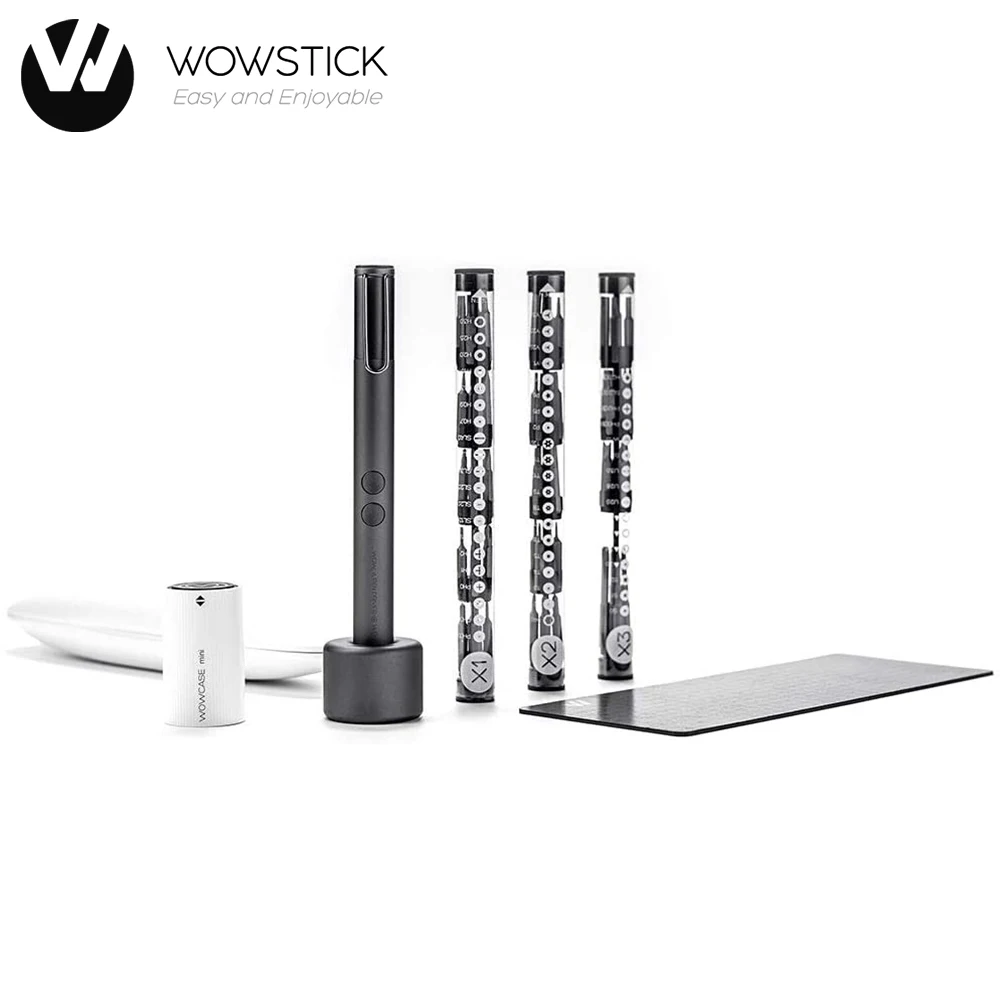 Wowstick Mini 62 in 1 Lithium Precision Screwdriver Set Auto and Manual Dual Power Rechargeable Electric Screwdriver Repair Tool