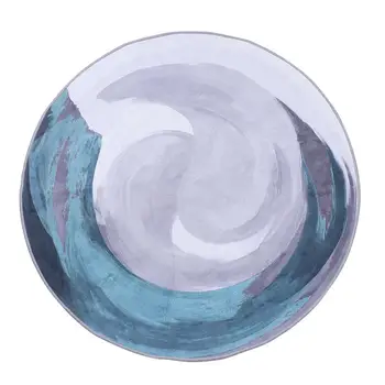 

Round Rug For Living Room Decor Nordic Carpets For Kids Room Simple Ground Floor Mat For Bedroom Modern Mats 140x140CM