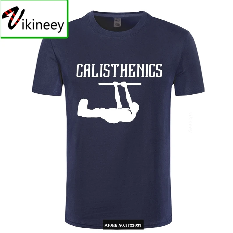 

Футболка Calisthenics, лучшая спортивная мужская футболка Calisthenics, большая футболка с принтом и коротким рукавом, 100 хлопок, модная забавная футболка
