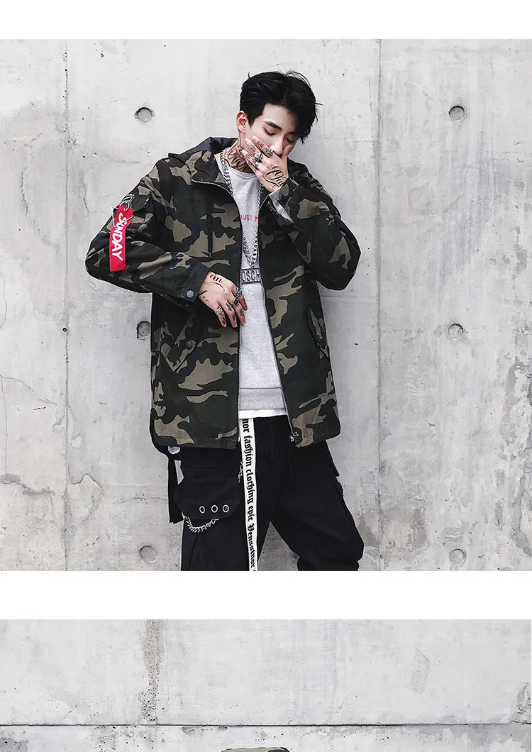 Новая куртка мужская Корейская версия свободная и красивая с капюшоном Дизайнерская одежда Мужская Высокая мода уличная одежда для мужчин