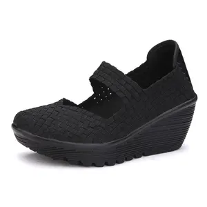 Women Platform Sandals Shoes Summer Shoes Women Shoes Ladies flat Middle Heels Wedge Beach Sandals