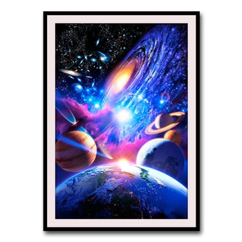 

5D Diamond Painting Kit Set Home Decor Full Square Cosmos star Cross Stitch Diamond Mosaic Kits Art Pictures