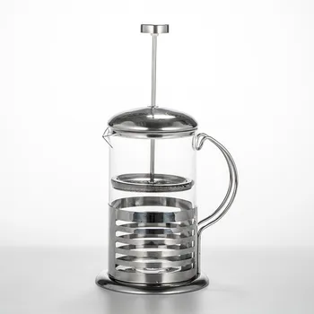 

Manual Coffee Espresso Maker Pot Stainless Steel Glass Teapot Cafetiere French Coffee Tea Percolator Filter Press Plunger