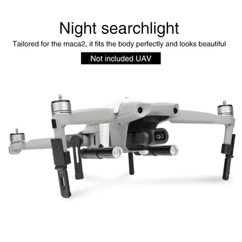 

Night Flight Flashlight Kit Extender RC Drone Telescopic Navigation Replacement Parts ABS Landing Gear For DJI Mavic Air 2