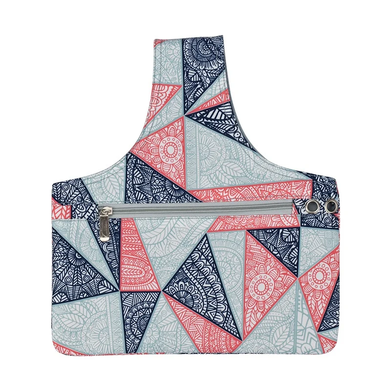 

BMBY-Creative Portable Zipper Woven Crochet Hook Tool Storage Bag Blue Crochet Storage Bag Pocket