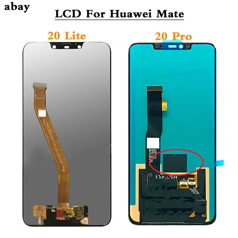 Высококачественный Дисплей для Huawei Mate 20 Lite/ Pro сенсорный ЖК-экран в сборе запасные