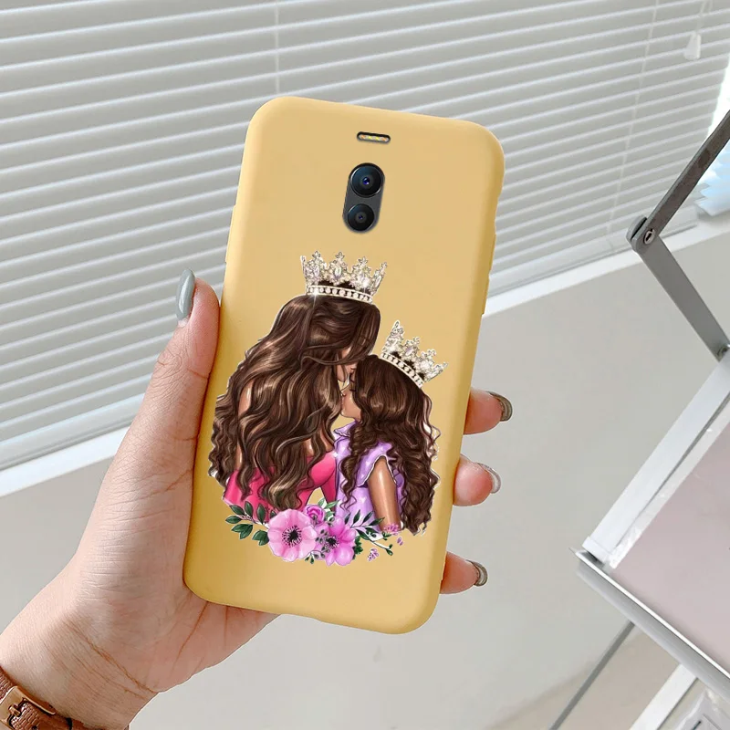 cases for meizu back For Meizu Note 3 5 6 Case Fashion Mother And Daughter Protective Shell Painted Soft Silicone Shockproof Phone Back Cover cases for meizu belt Cases For Meizu