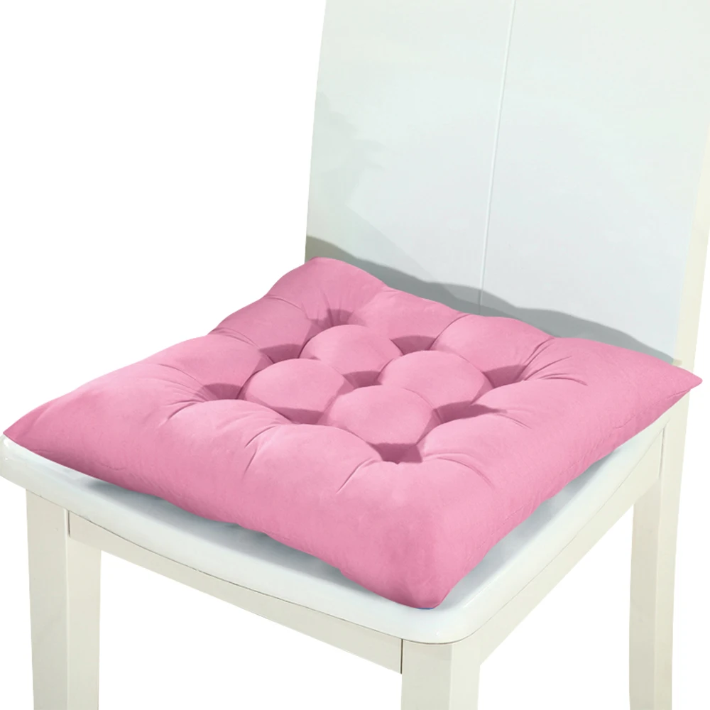 Зимние офисные туфли барный стул подушки под спину и на сиденье стула сиденье Подушка диванная подушка ягодицы стул подушки 37х37 см 1/2/4 штуки в комплекте - Color: 4