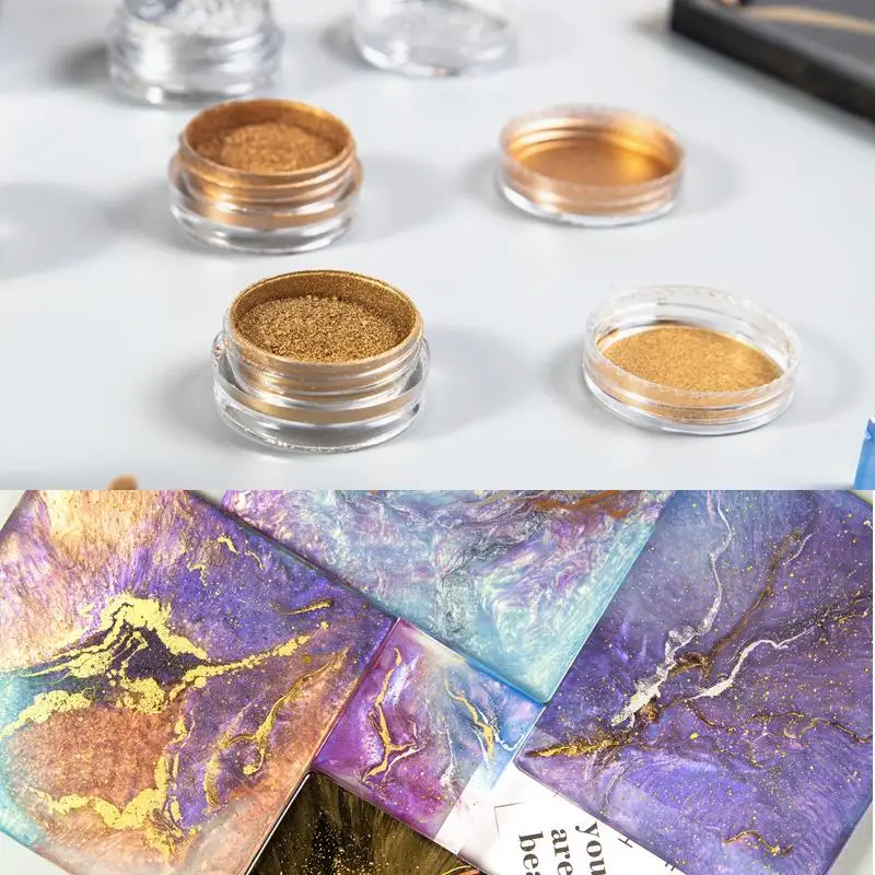 Resin Dye Shimmer Metallic Gold Silver Color Pigment Pearlescent Colorant Pearl Pigment Dye UV Resin Epoxy Colour Jewelry Making epoxy resin pigment,pearlescent powder pigment,pearl powder pigment,uv resin supplies