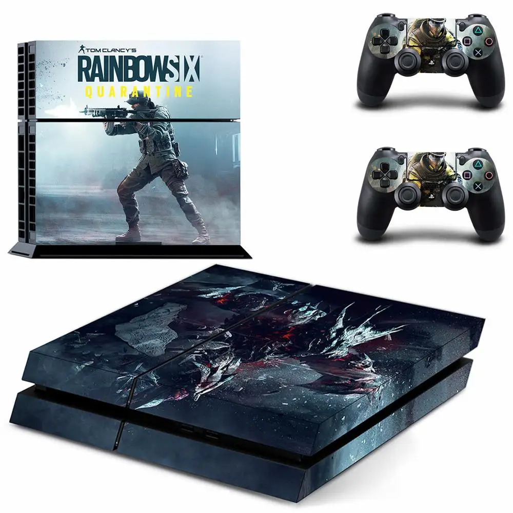 Наклейка s Rainbow Six: наклейка для PS4 PS 4 наклейки Play station 4 Pegatinas для консоли playstation 4 и 2 контроллера - Цвет: GYTM2719