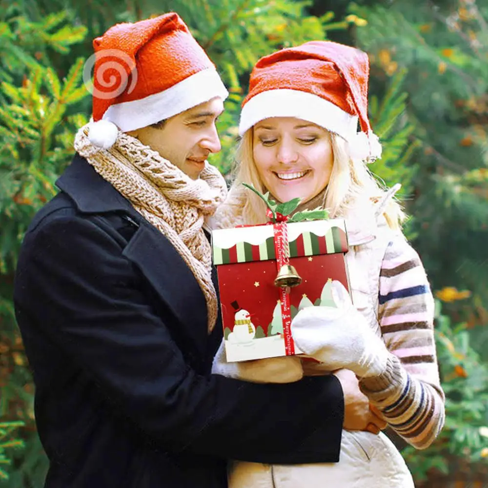 OurWarm Рождественский подарок бумажные пакеты DIY Suprise коробка Новогоднее украшение подарок взрыв для юбилея скрапбук DIY Фотоальбом