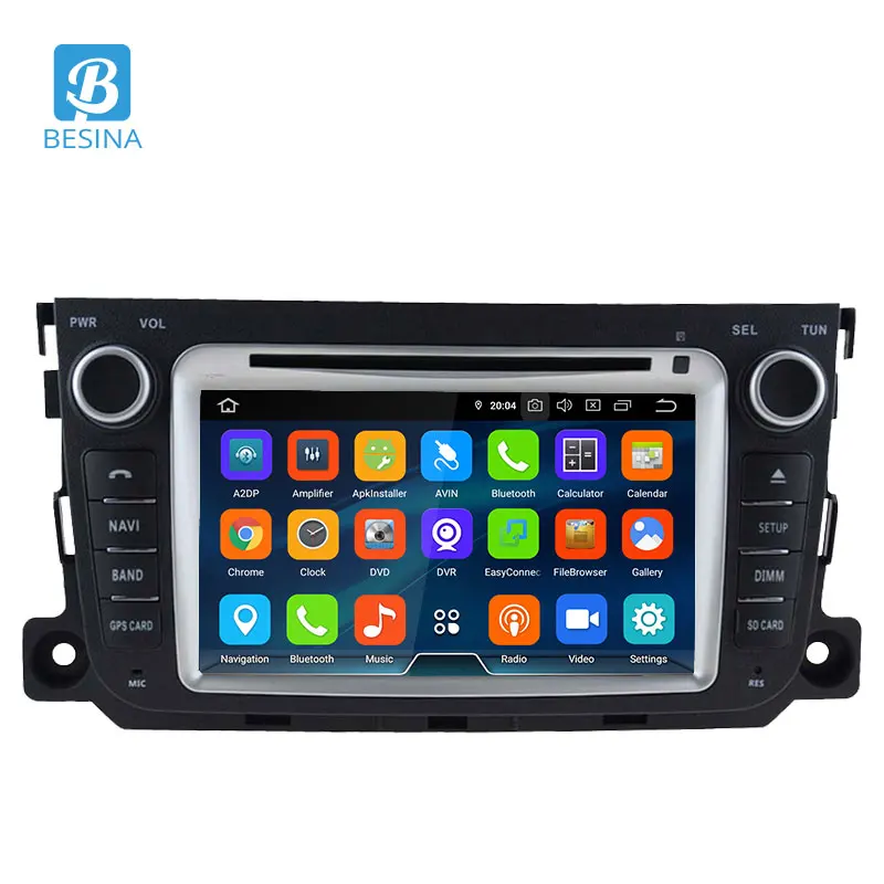 Besina Android 9,0 автомобильный dvd-плеер для Mercedes Benz Smart 2013- gps 2 Din автомобильный радиоприемник мультимедиа 4G+ 64G wifi