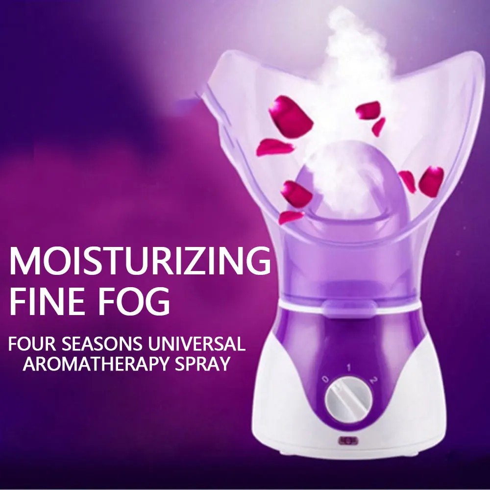 

Facial Face Steamer Deep Cleanser Mist Steam Sprayer Spa Skin Vaporizer Promote Blood Circulation 110-240V 130W Drop Shipping