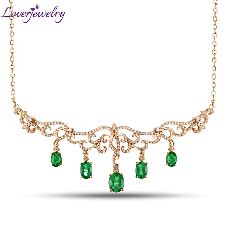 Loverjewelry роскошное ожерелье дизайнерское одноцветное 18Kt желтое золото