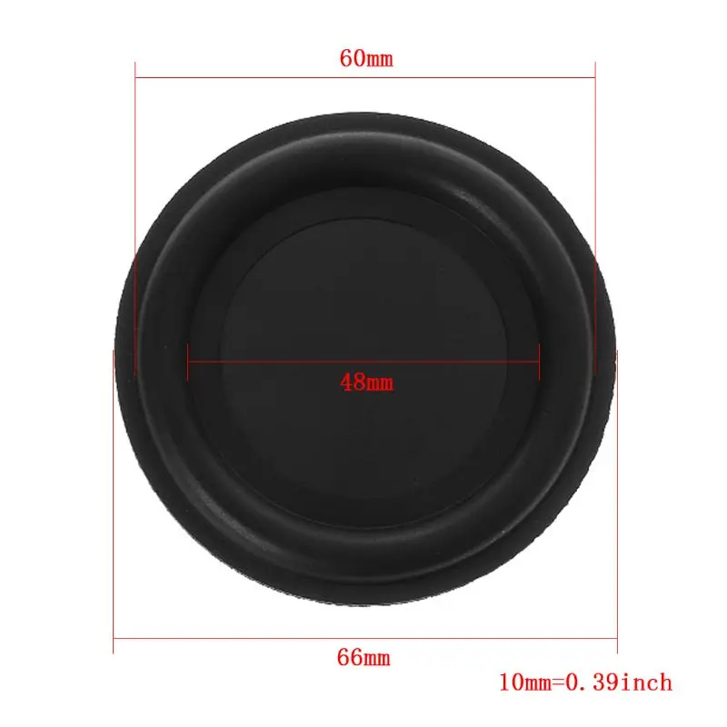 

2PCS Woofer Vibration Membrane 66mm Bass Radiator Passive Speaker Subwoofer DIY Repair Kit 634A