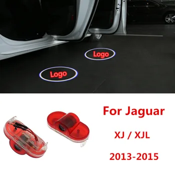 

2pcs For Jaguar logo LED Car Door light welcome Light laser projector lamp For Jaguar XJ 2013 2014 XJL 2013 2014 2015 Accessorie